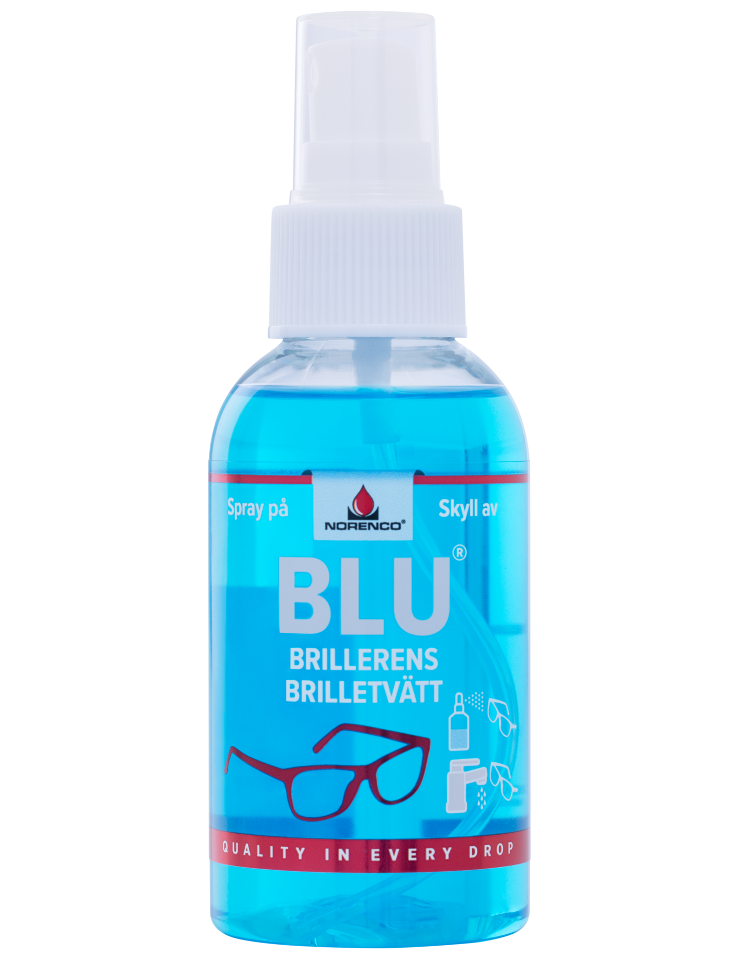 GLASÖGONRENG.BRILLETVÄTT NORENCO 100ML