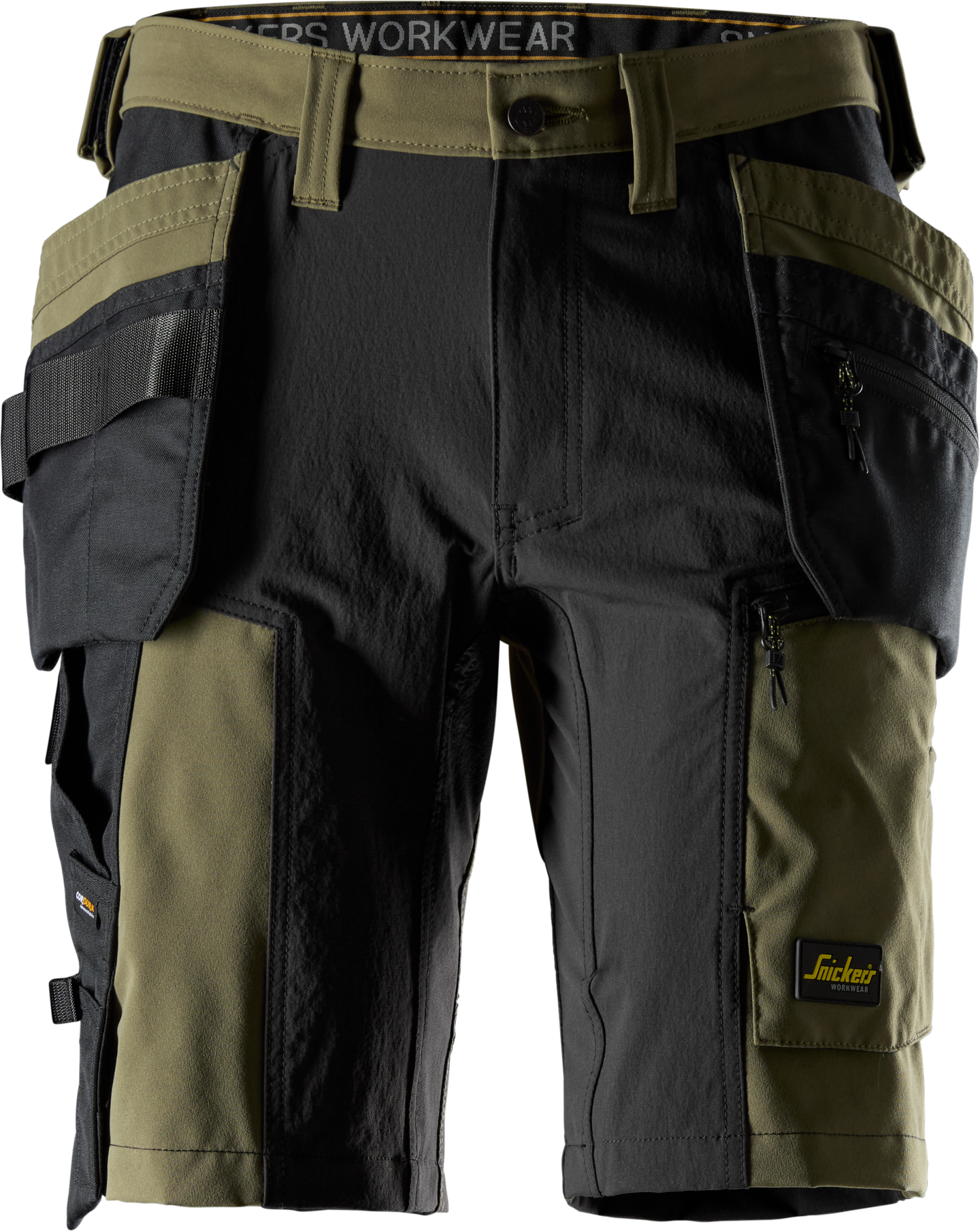 STRETCHSHORTS AW HF KHAKIGRÖN/SVART STL 48