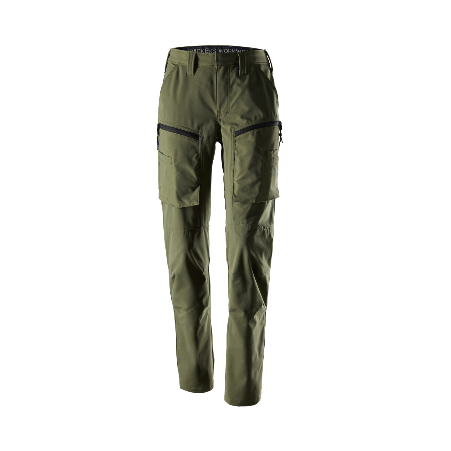 STRETCHBYXA SERV SW DAM KHAKIGRÖN STL 42