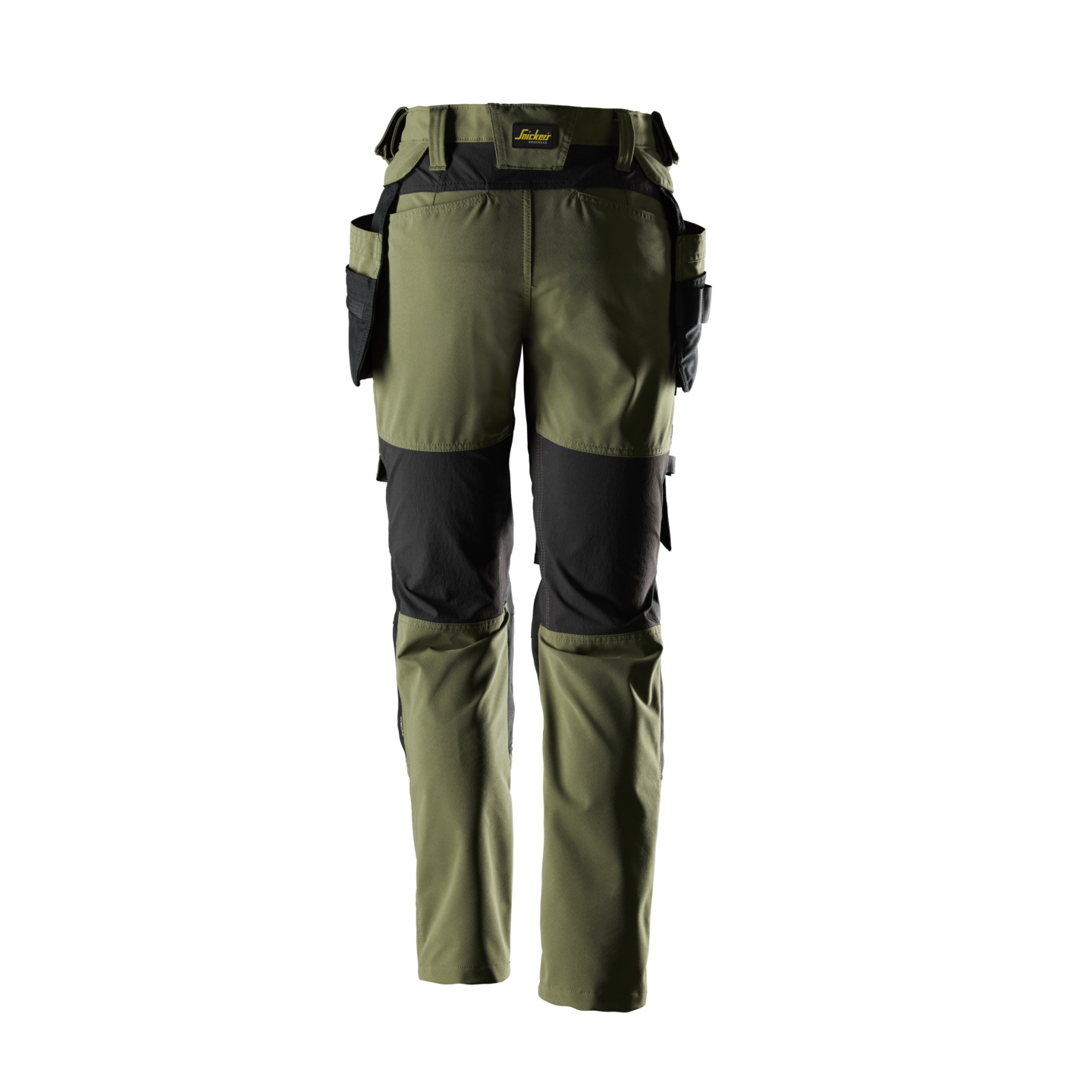 STRETCHBYXA DAM AW HF KHAKIGRÖN/SVART STL 38