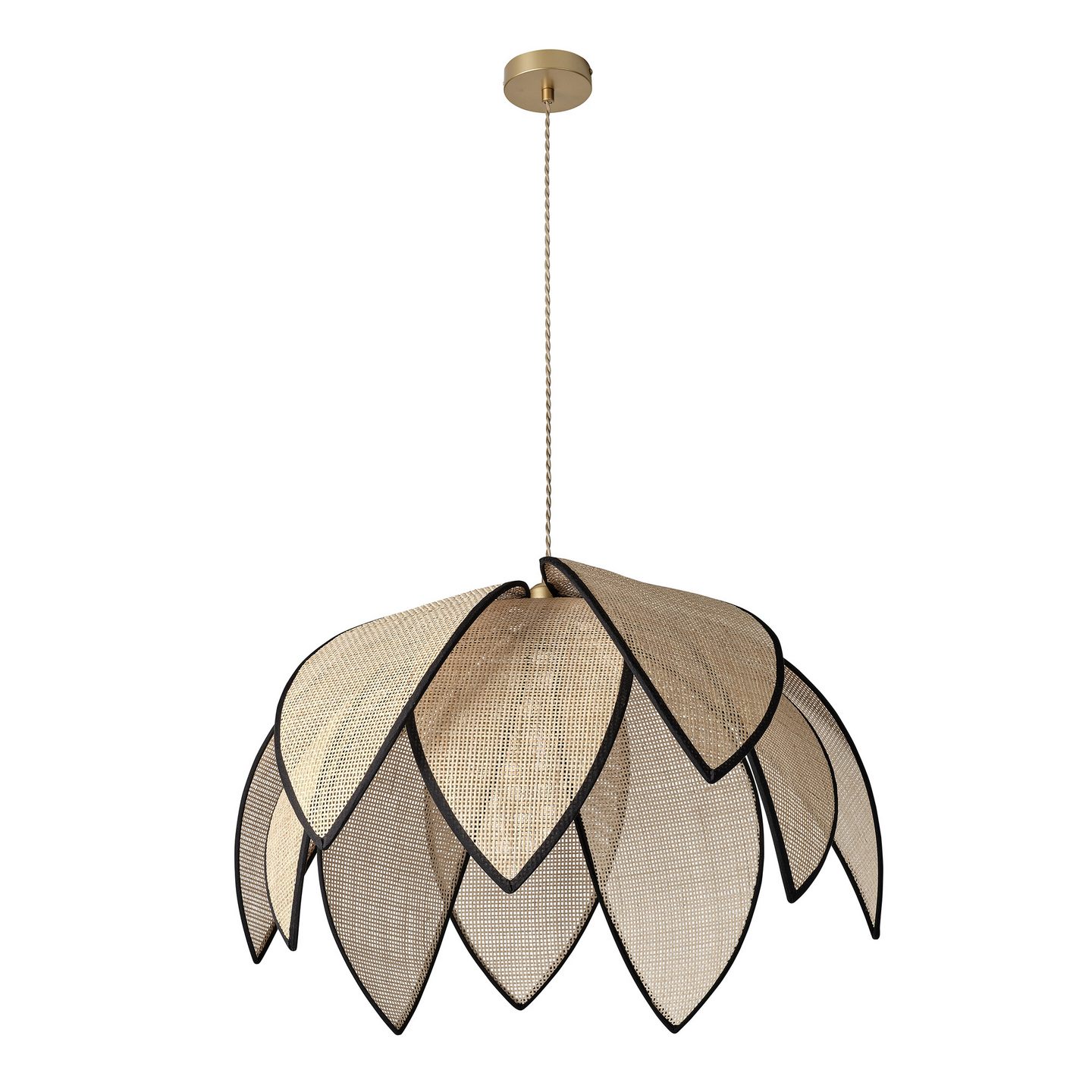 Riippuvalaisin OSRAM Decor Rattan Lotus 670mm E27 rottinki