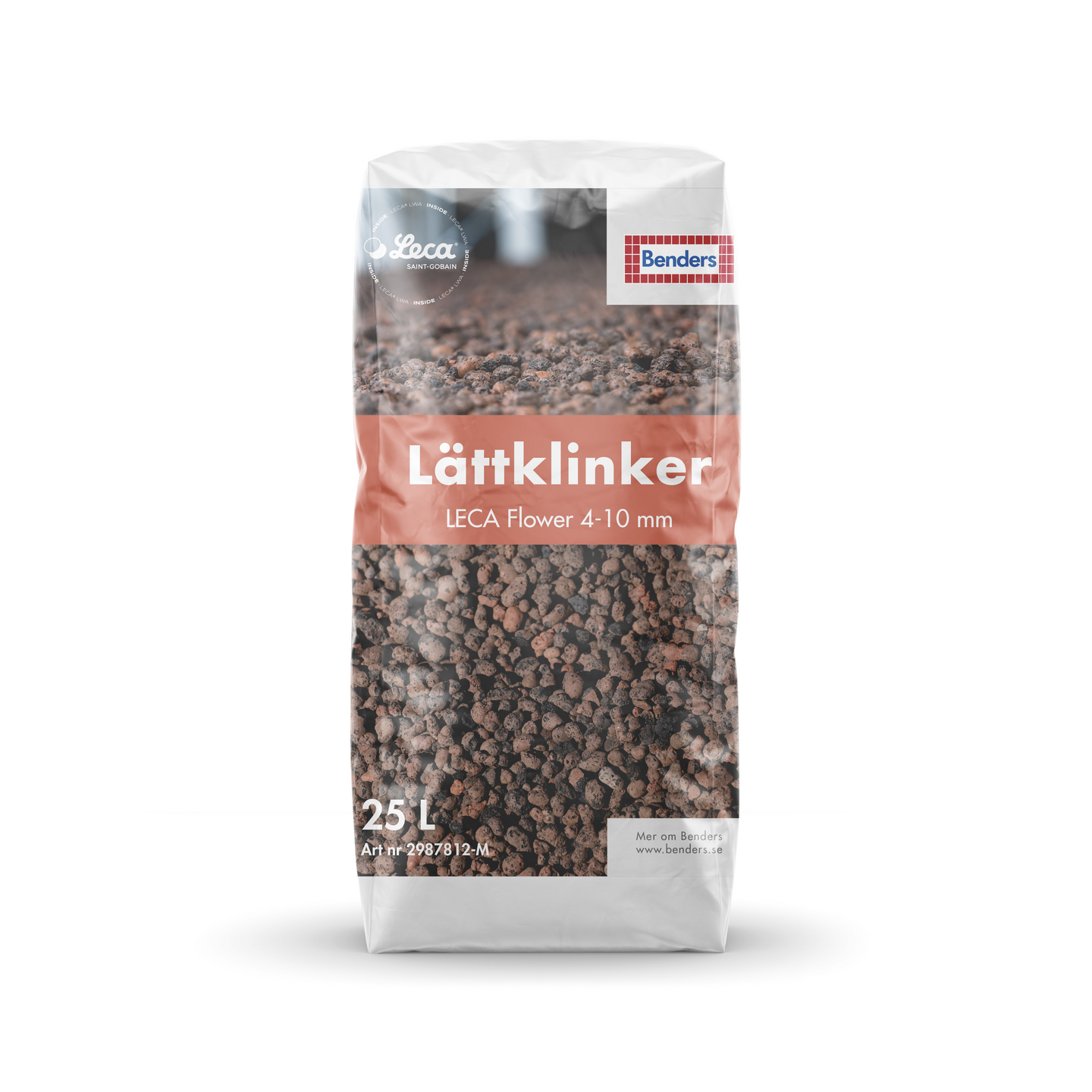 LÄTTKLINKER BENDERS LECA FLOWER 8-14MM, 25L