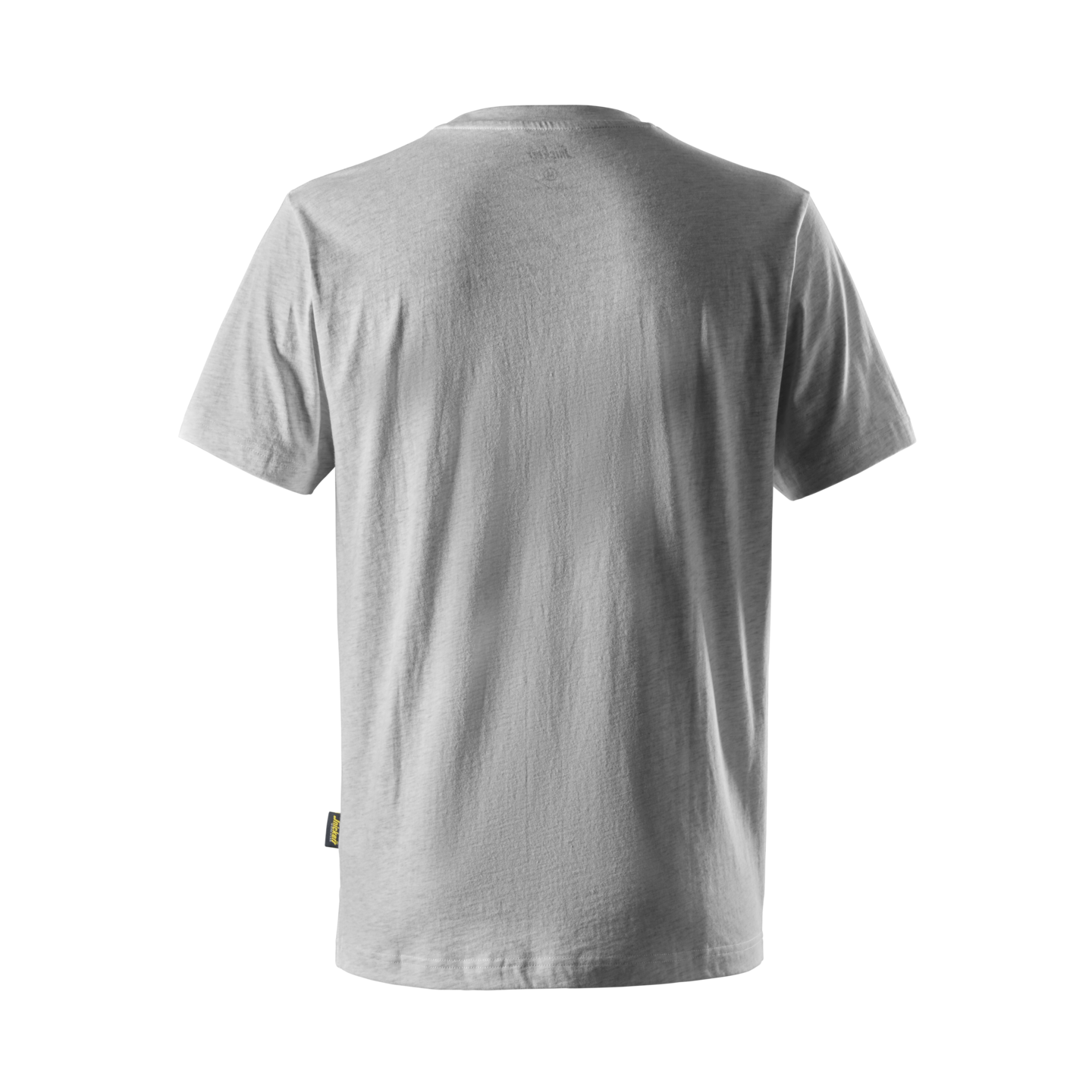 T-SHIRT I BOMULL GRÅ MELERAD STL 4XL