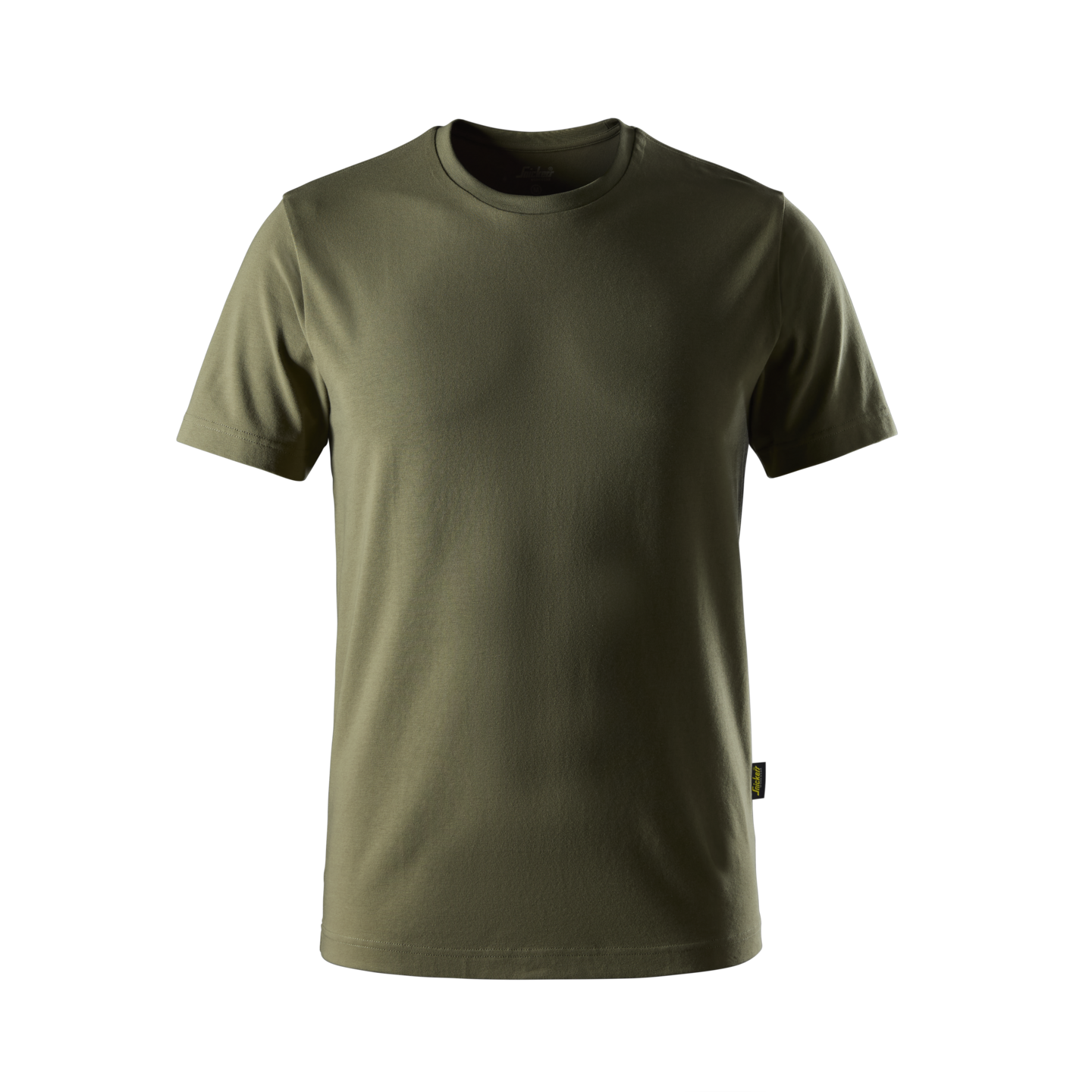 T-SHIRT SLIM FIT KHAKIGRÖN STL XS