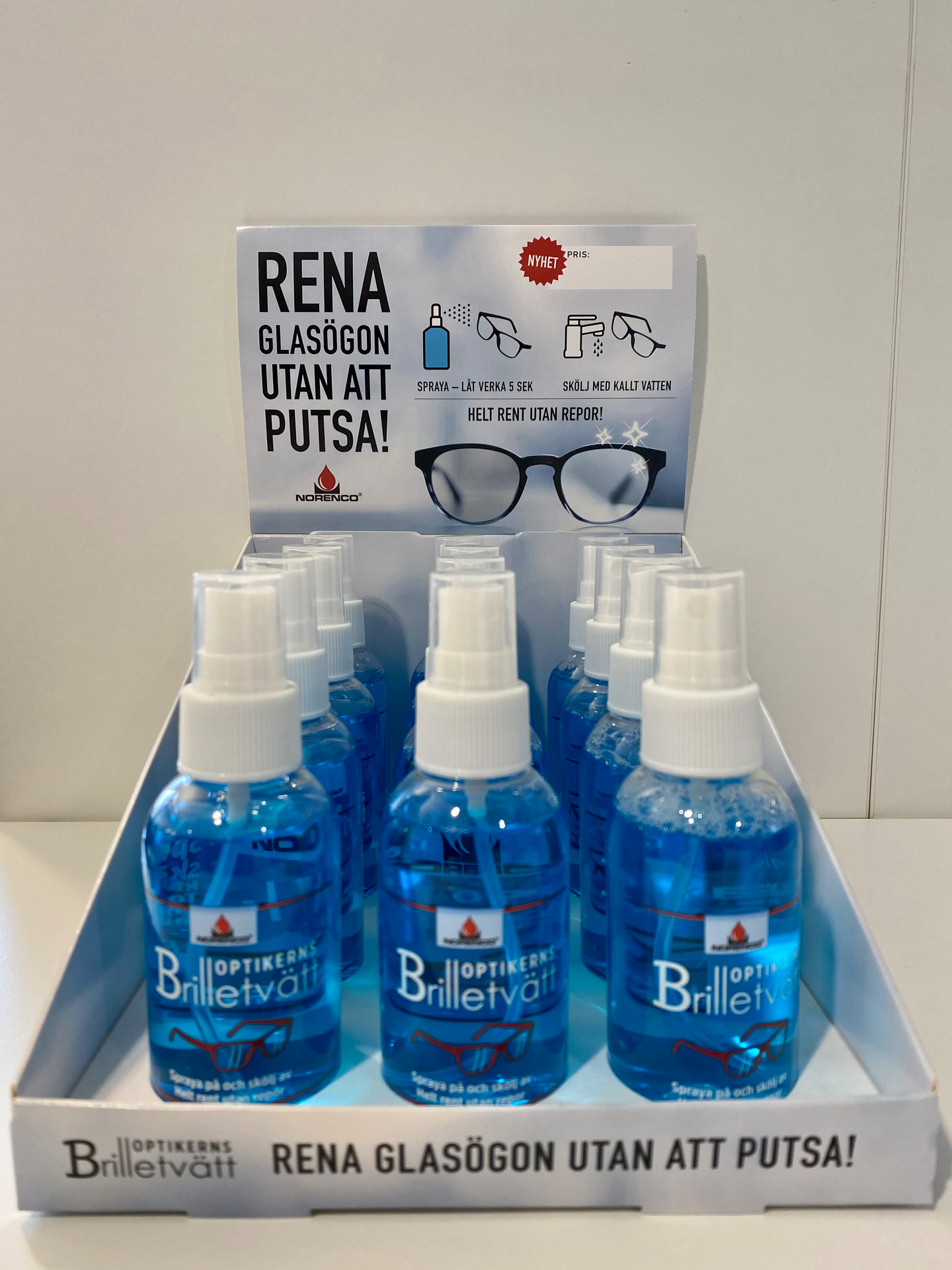 GLASÖGONRENG.BRILLETVÄTT NORENCO 100ML