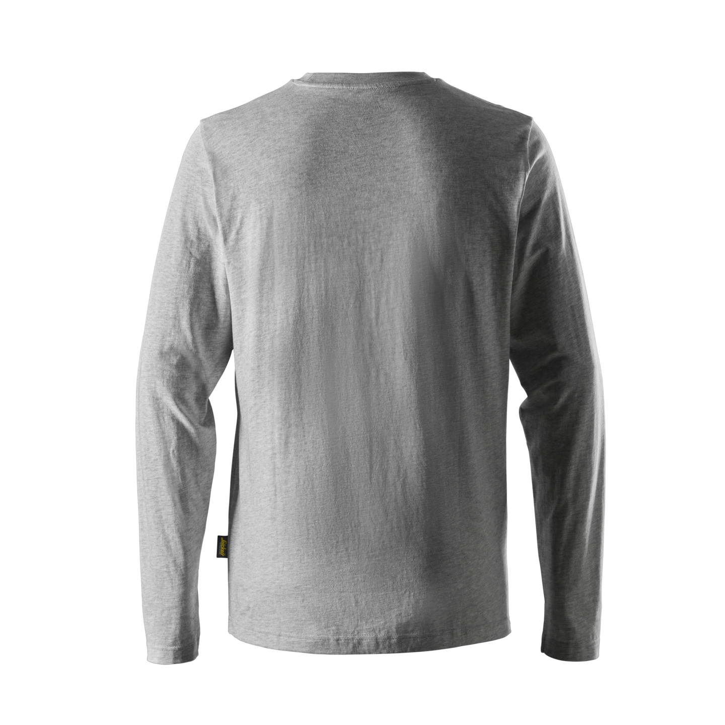 T-SHIRT LÅNGÄRMAD GRÅ MELERAD STL 4XL