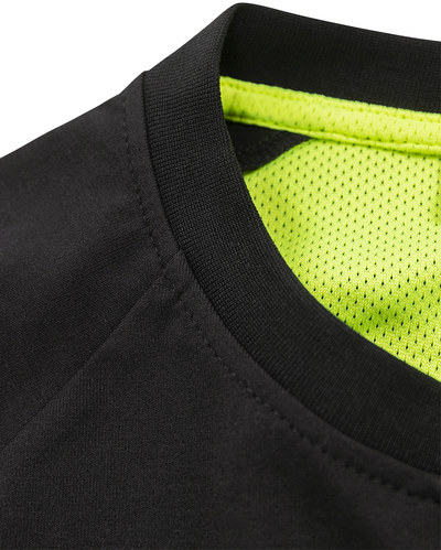 T-SHIRT 7553 GTME HEAVY STRETC SVART/GUL STL XS