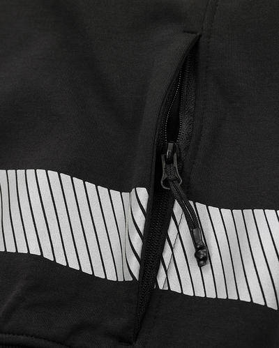 JACKA FRISTADS 7531 GKC SWEATSHIRT, VARSEL KL 1 GUL/SVART STL XL