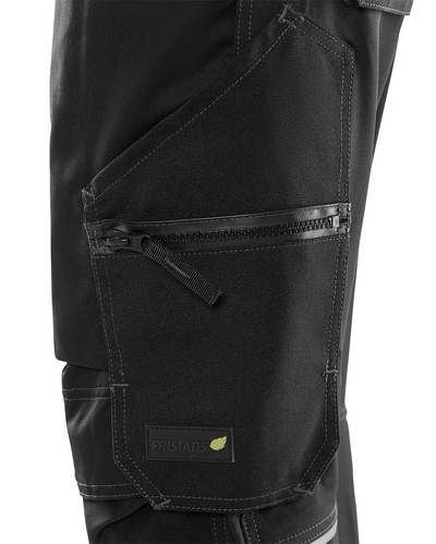 HANTVERKARBYXA 2905 GWM STRETCH GREEN SVART STL D112