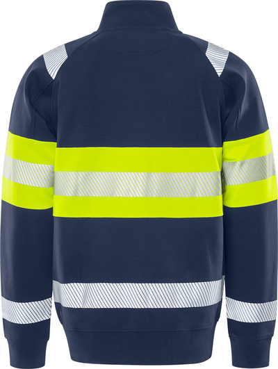 JACKA 7531 GKC SWEATSHIRT VARSEL KL 1 GUL/MARIN STL XS