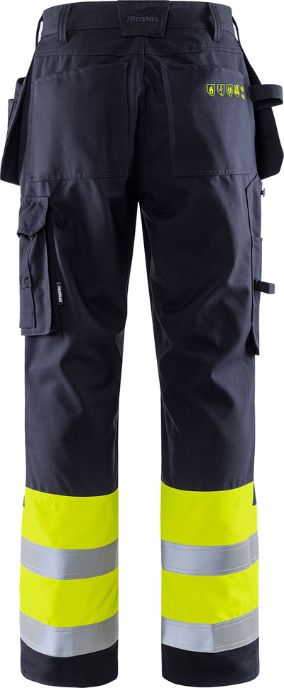 BYXA FRISTADS 2074 ATHS -46 BLÅ/GUL