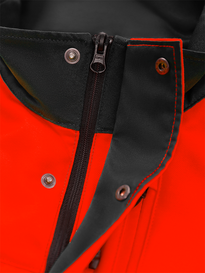 JACKA 4068 GPLU GREEN VARSEL KL 3 VARSELRÖD/SVART STL 2XL