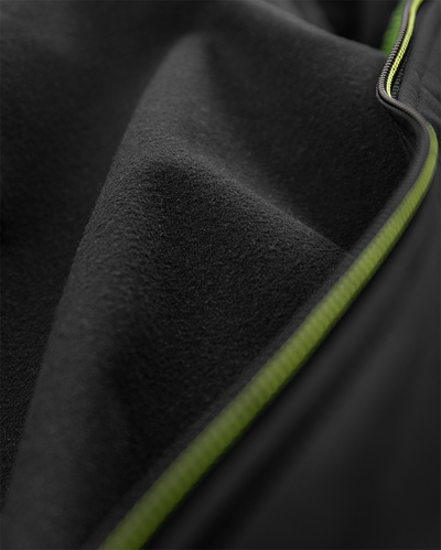 SOFTSHELLJACKA HUVA 4655 GBF SVART/VARSELGUL STL XS