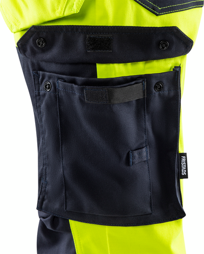 HÄNGSLEBYXA FLAM 1170 ATHF VARSELGUL/MARINBLÅ STL C44