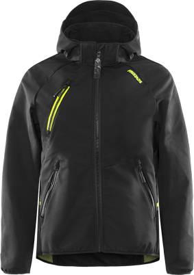 SOFTSHELLJACKA HUVA 4871 GBF SVART STL S