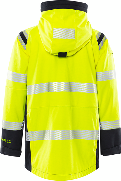 ANORAK 4019 FSS FLAM VARSEL VARSELGUL/MARINBLÅ STL XS