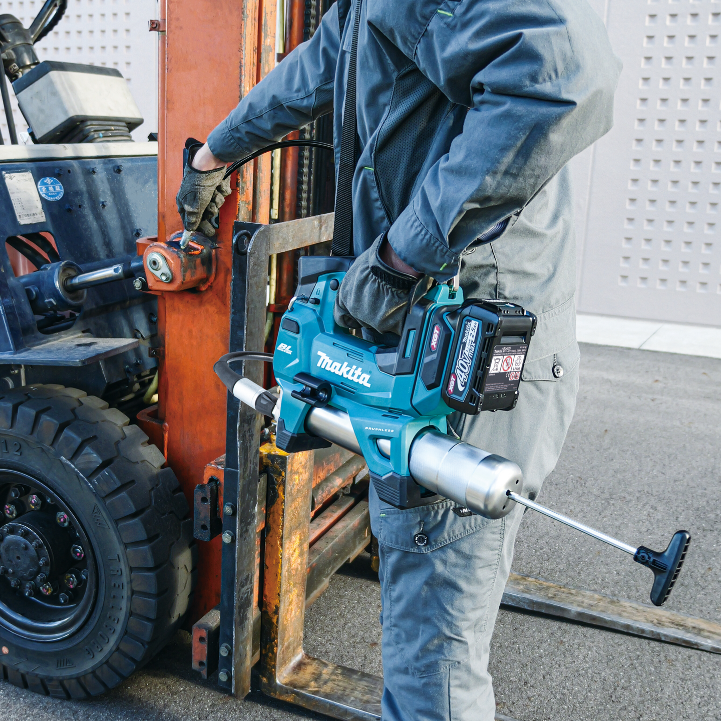 Akkurasvapuristin Makita GP001GZ XGT 40V runko