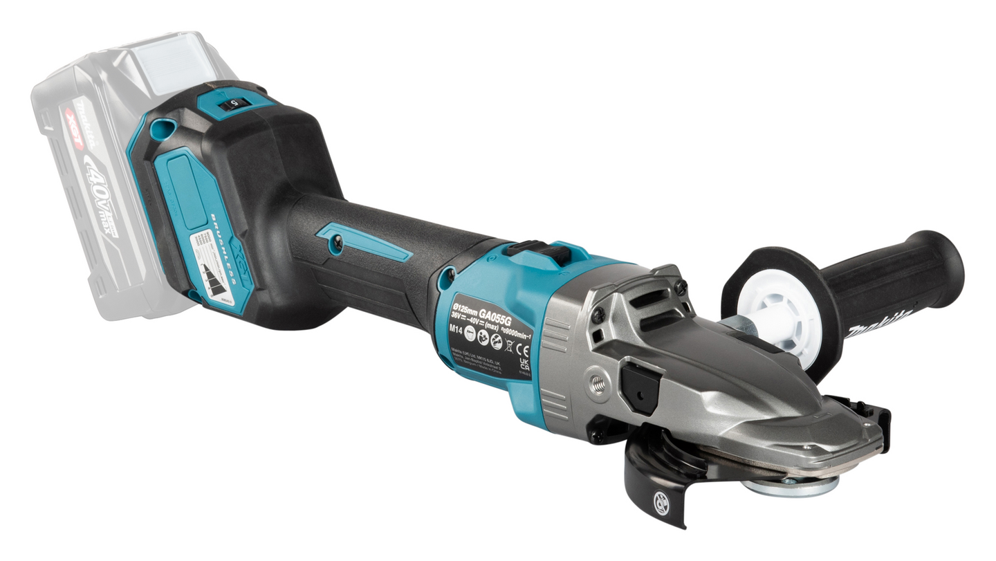 Akkukulmahiomakone Makita GA055GZ 40V XGT runko