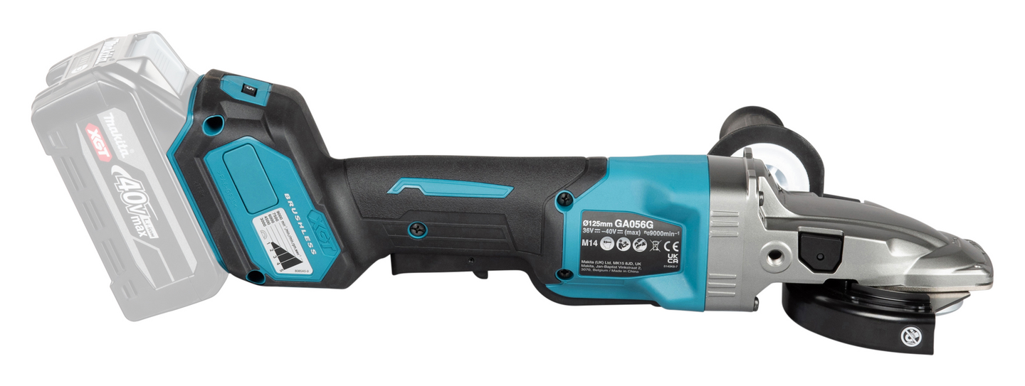 Akkukulmahiomakone Makita GA056GZ 40V XGT runko