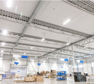 AKUSTIKTAK INDUSTRIAL LIGHT A24 VIT 50 1200X600 34,56M²/PA