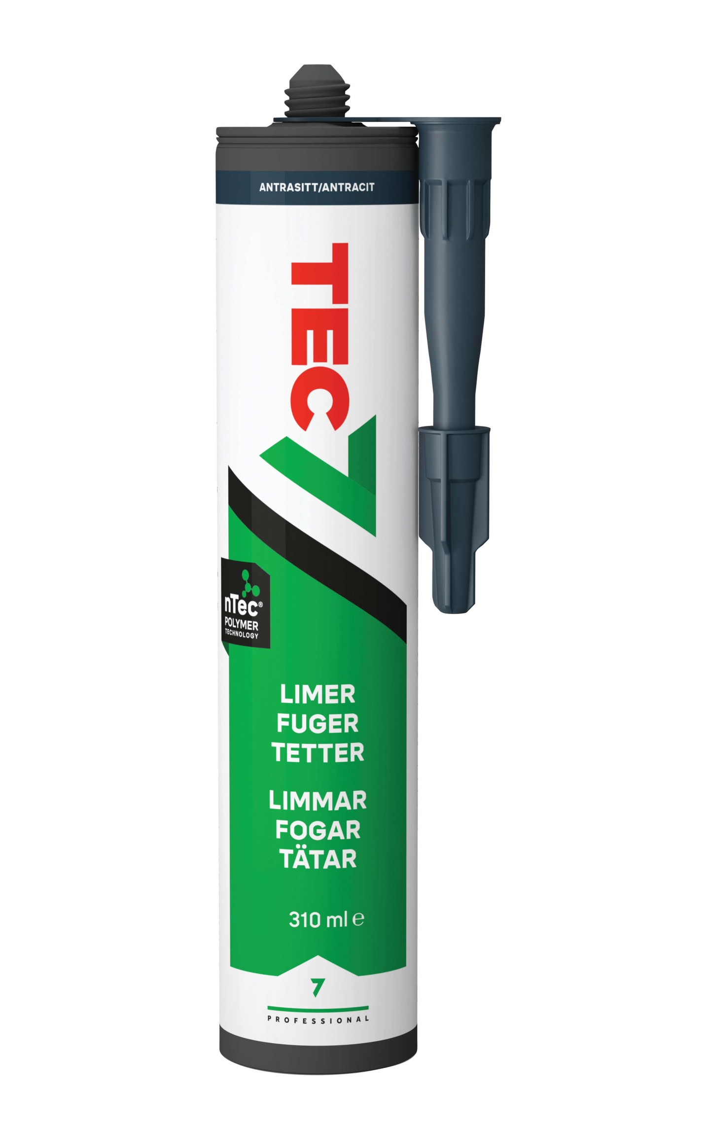 LIM&FOG TEC7 ANTRACIT 310ML RELECTA MS-POLYMER