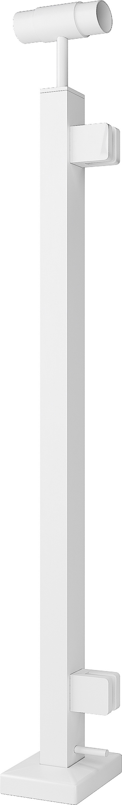 ENDESTOLPE HVIT MED 2 GLASSFESTER