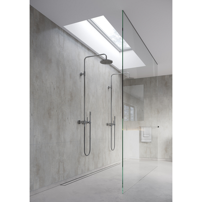 Baderomspanel 2204-M66 S Cracked Cement - Fibo