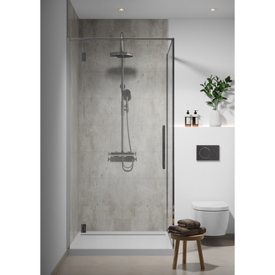 Baderomspanel 2204-M63 S Cracked Cement - Fibo