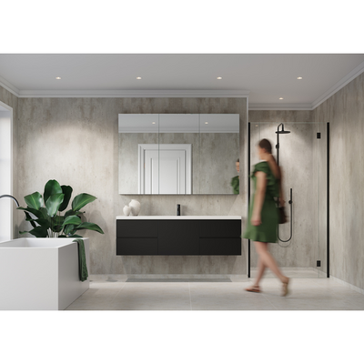 Baderomspanel 2204-F00 S Cracked Cement - Fibo