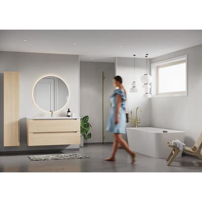 Baderomspanel 2145-M00 S Grey Cement - Fibo