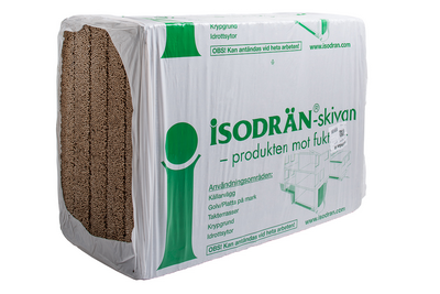 ISODRÄN 100X1000X750 60kPa 5 ST/PKT 3,75M²/PKT 0,4M³/PKT