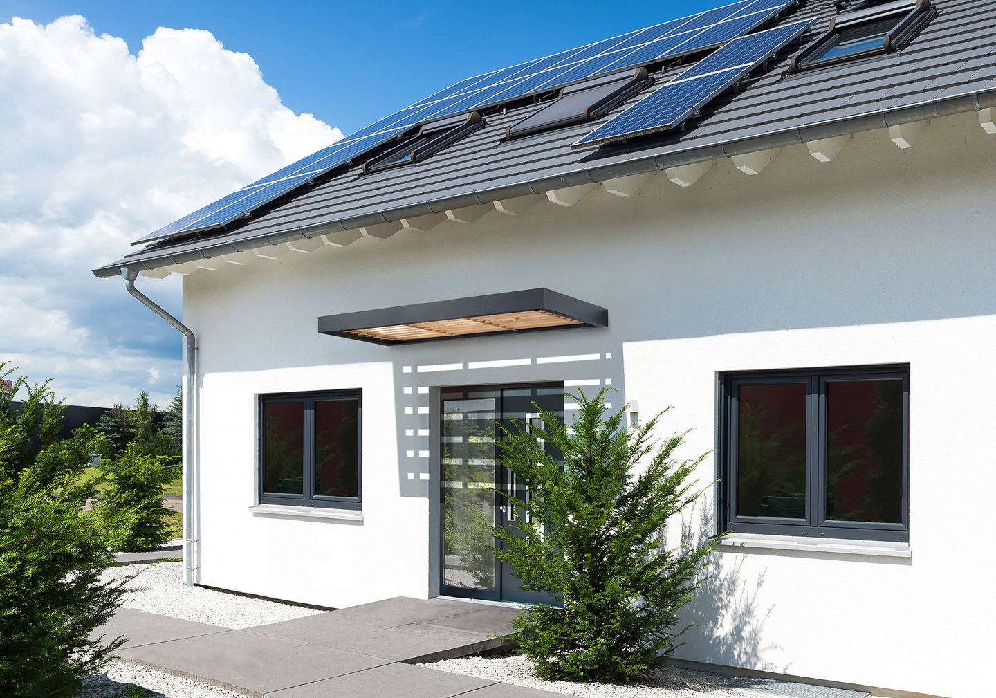 ENTRÉTAK GOP BLOCK BS200 ALU TIMBER