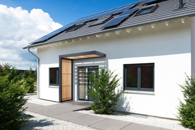 ENTRÉTAK VINDSKYDD GOP BLOCK BS220 ALU TIMBER