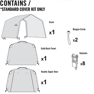 TÄLTDUK TILL FÖRVARINGSTÄLT GOP ORIGINAL GRÅ 5,8M2