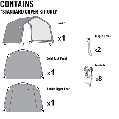 TÄLTDUK TILL GARAGETÄLT GOP ORIGINAL GRÅ 23M2