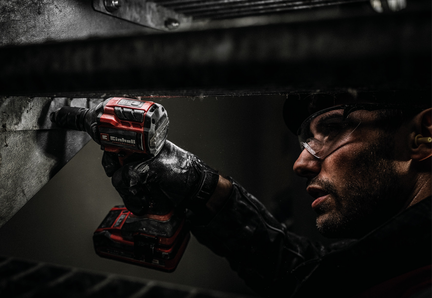 Akkumutterinväännin Einhell Professional TP-CW 18/260-C Li BL-Solo