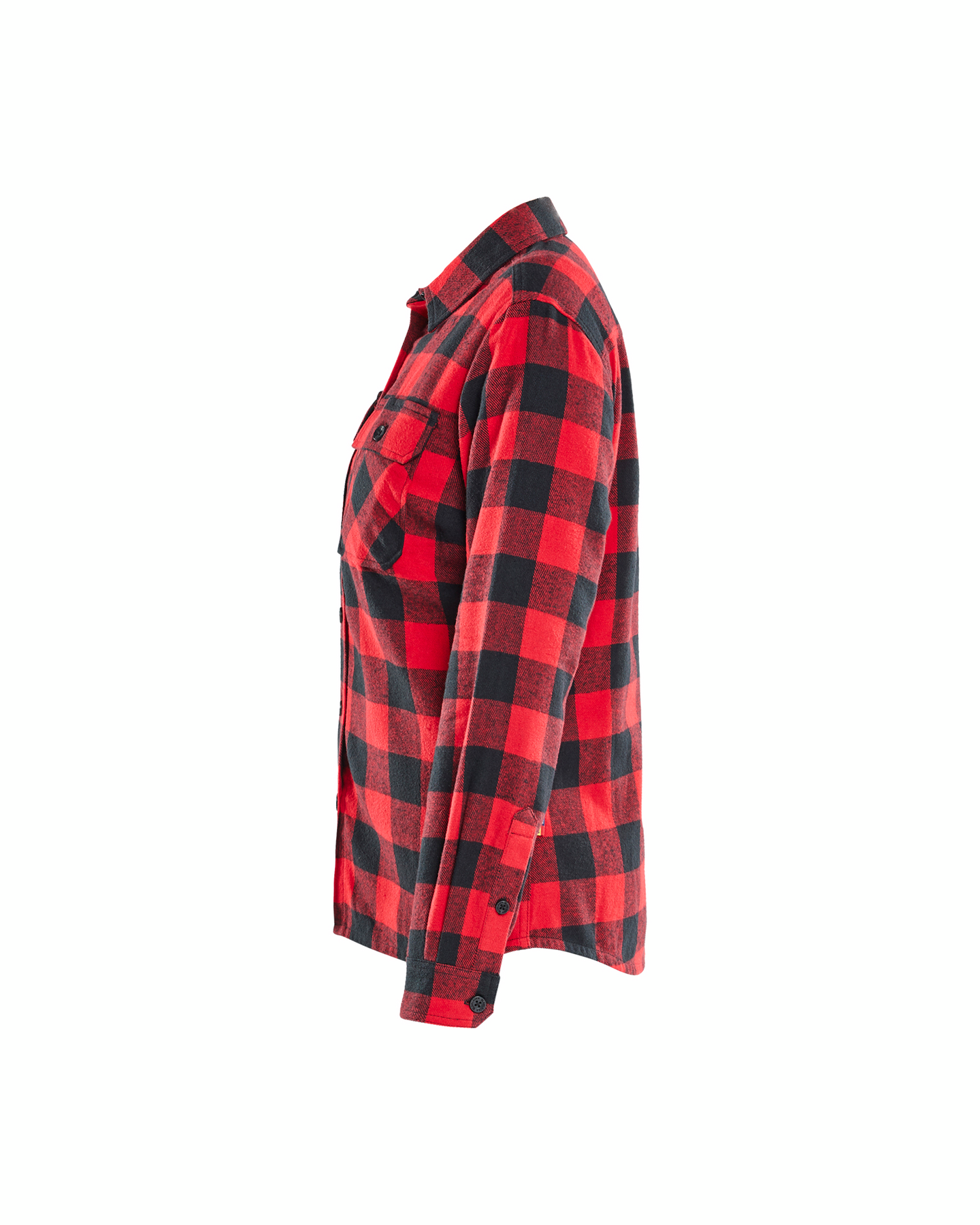 FLANELLSKJORTA BLÅKLÄDER DAM RÖD/SVART, XXL