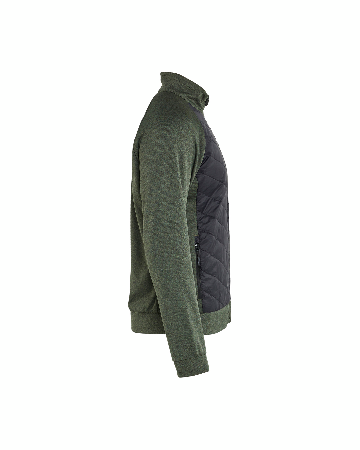 HYBRIDTRÖJA HÖSTGRÖN/SVART L