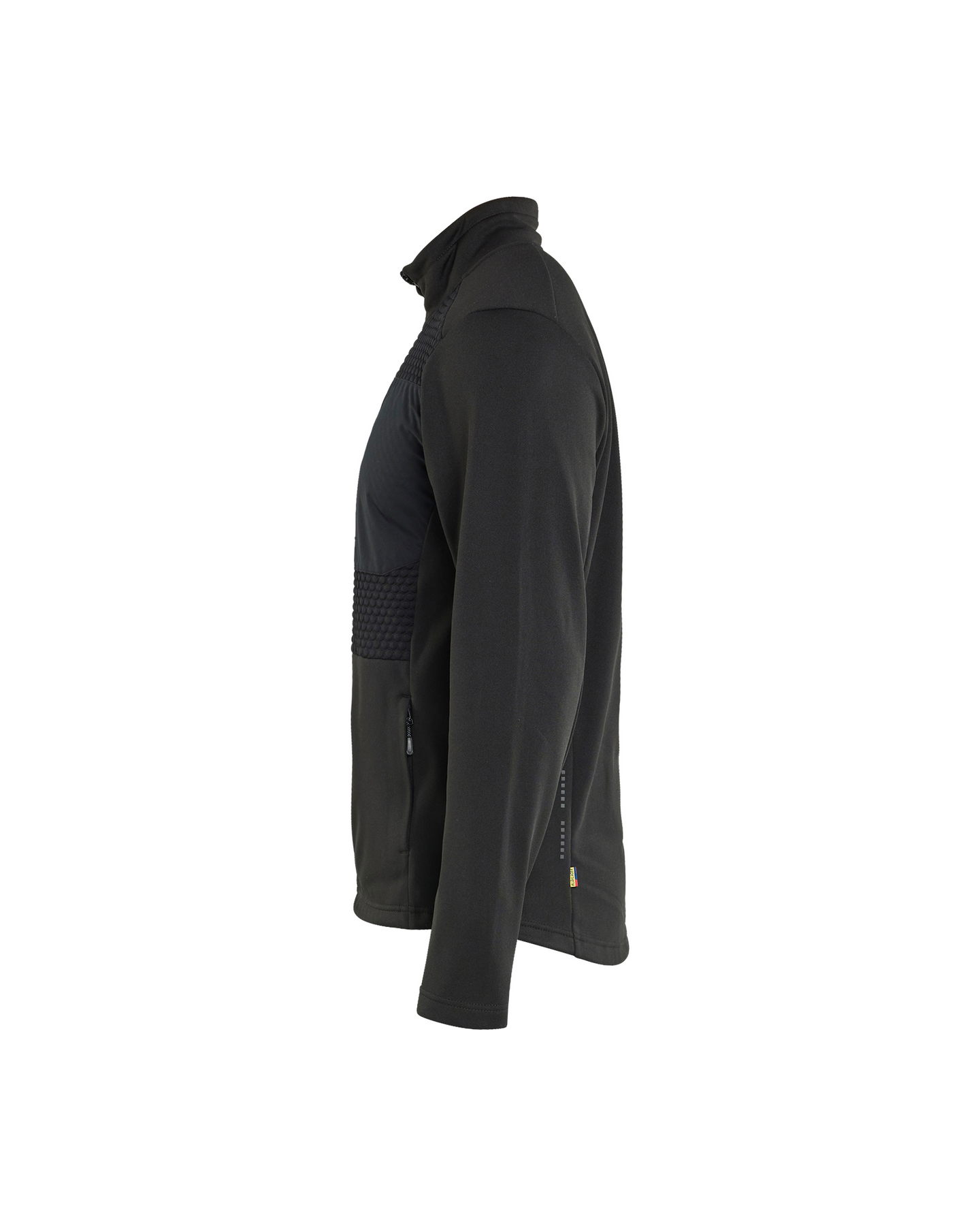 TRÖJA BLÅKLÄDER FULL ZIP SVART 4XL