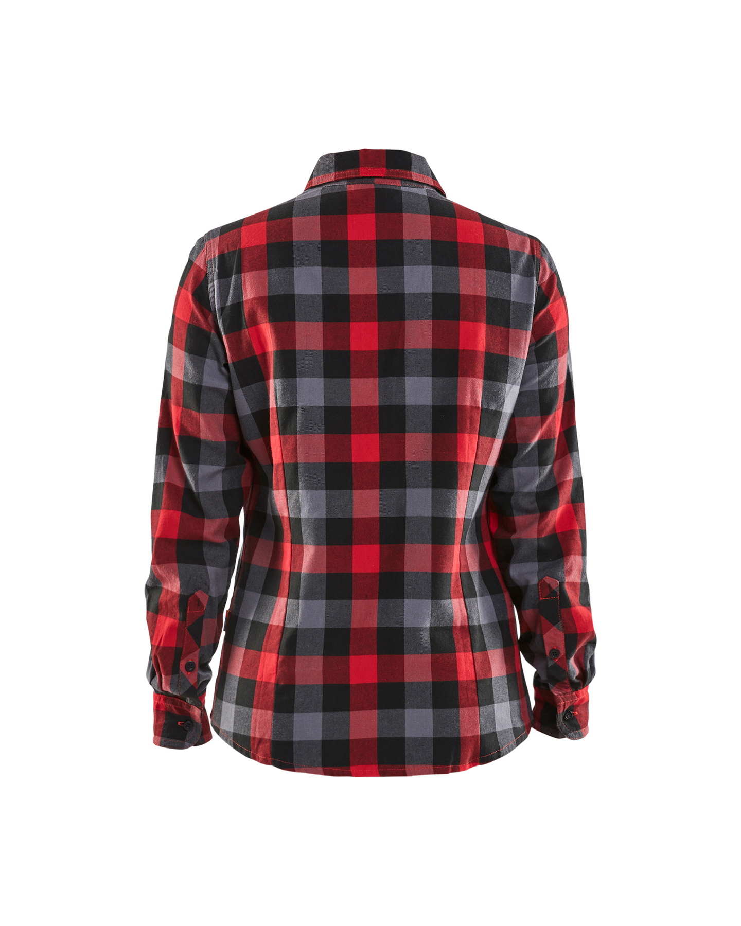 FLANELLSKJORTA DAM 3209 RÖ/S L RÖD/SVART