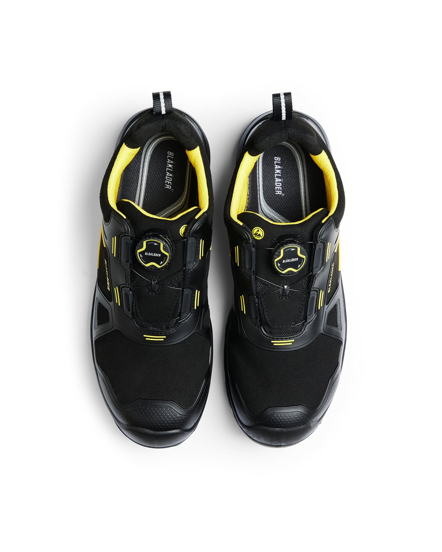 SKYDDSKO BLÅKLÄDER 2471 0000 SVART/GUL, 36