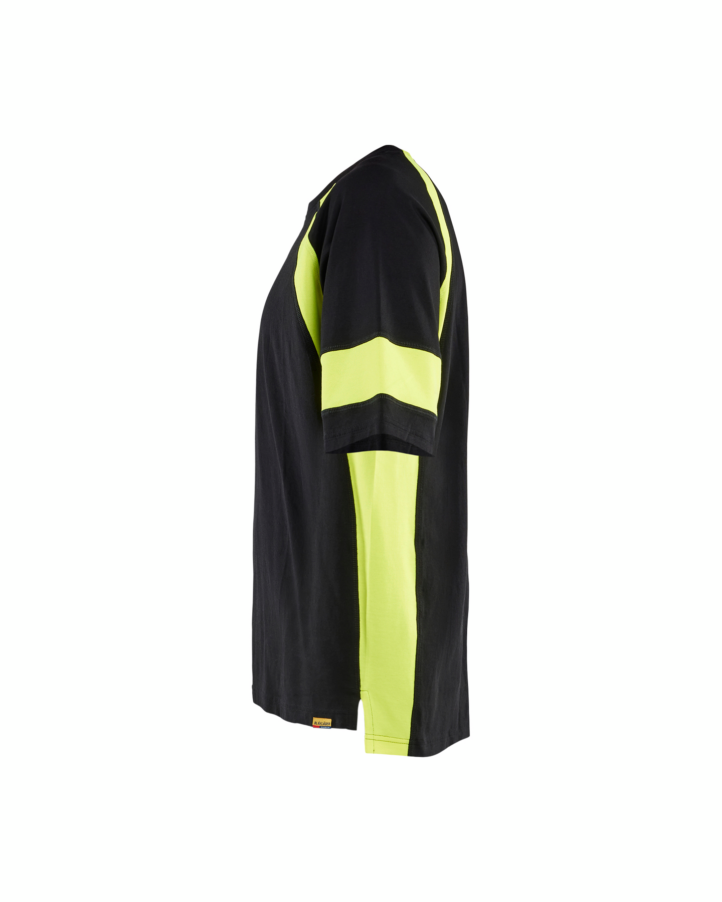 T-SHIRT BLÅKLÄDER MED VARSEL, SVART/VARSELGUL 4XL