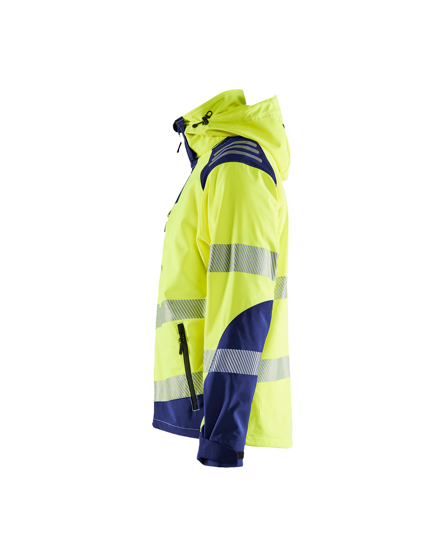 SOFTSHELLJACKA 4491 2513 VARSEL YELLOW/NAVY BLUE L