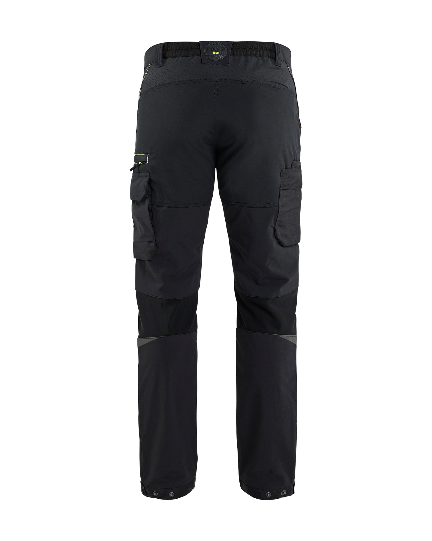 Housut Blåkläder 142216459933 musta/keltainen