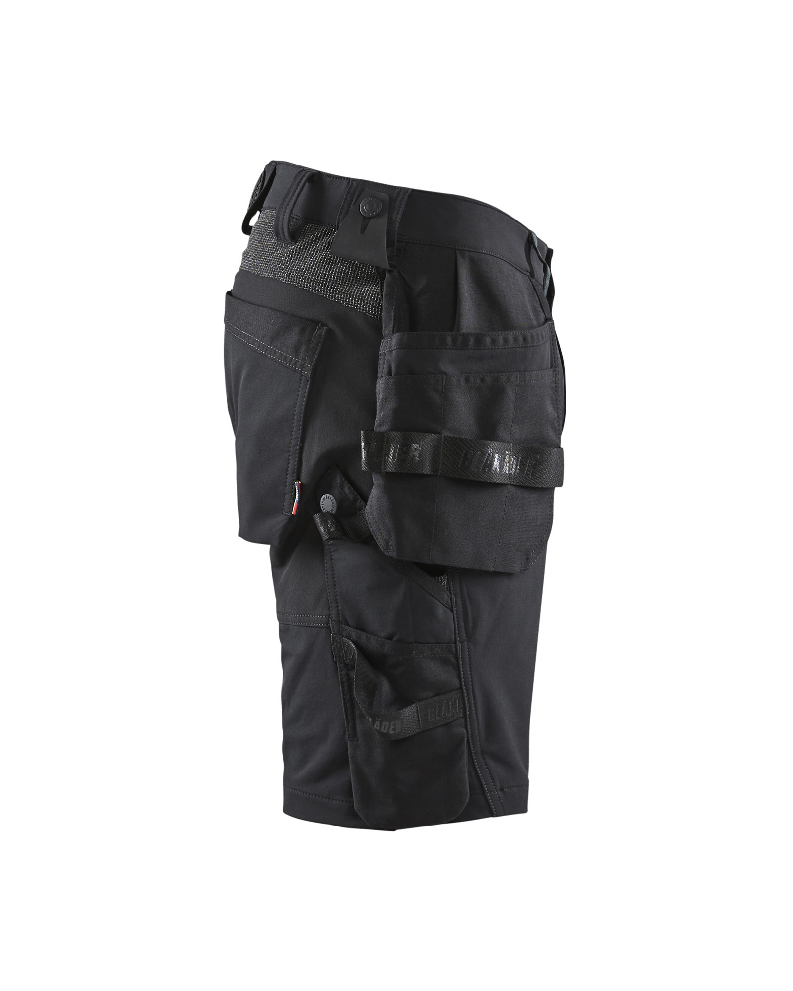 HANTVERKSSHORTS 4-VÄGSSTRETCH 1520 1645 SVART/MÖRKGRÅ C46