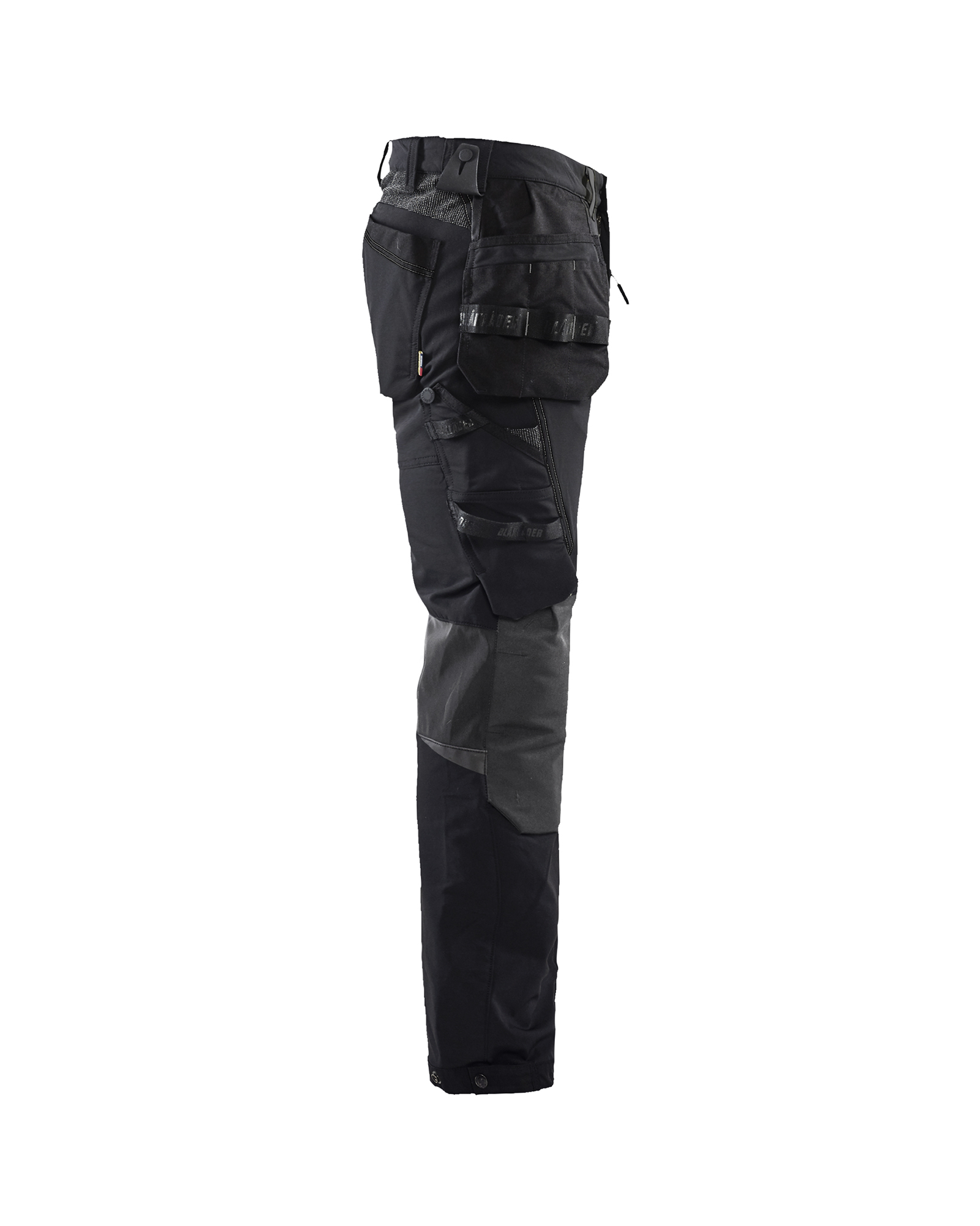 HANTVERKSBYXA 1522 1645 4-VÄGS STRETCH SVART/MÖRKGRÅ C50