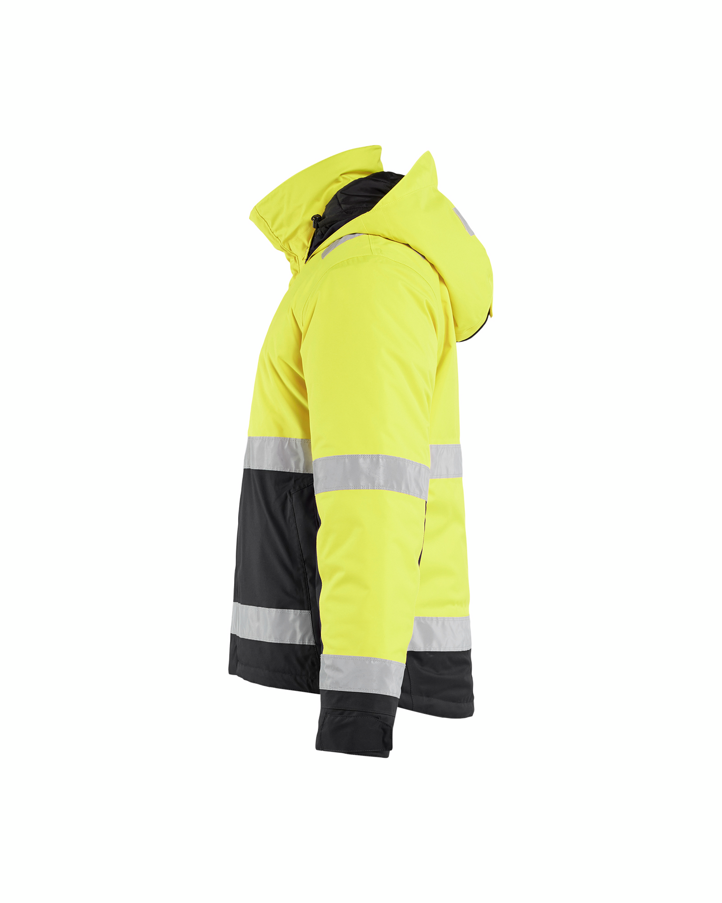 VARSELJACKA 4870 GUL/SVAR L VINTER