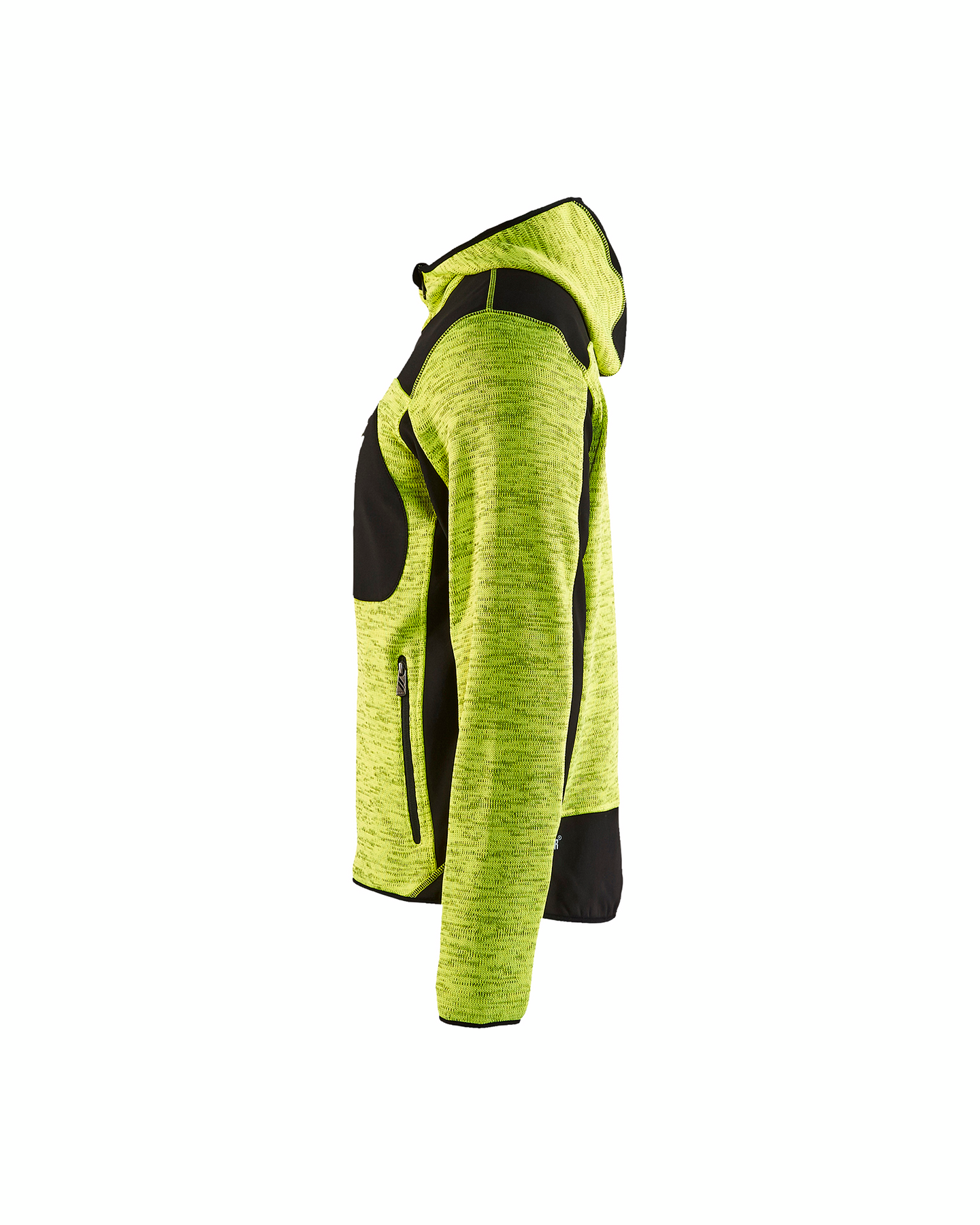 JACKA 4930 STICKAD GUL/SVART L