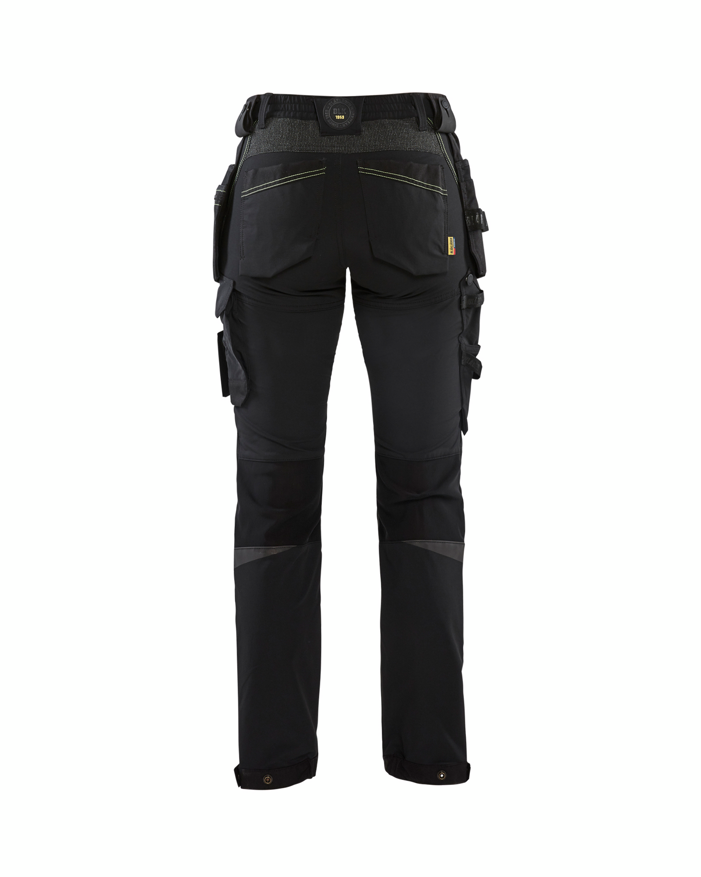 Riipputaskuhousut Blåkläder 719216459933 musta/keltainen