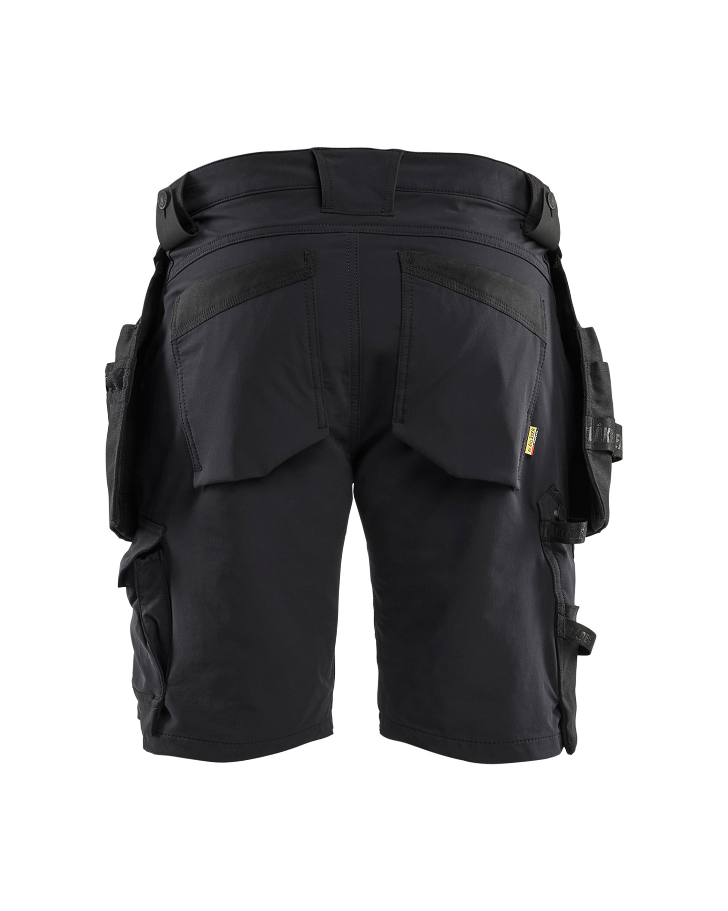 HANTVERKSHORTS BLÅKLÄDER 1702 SVART C44, 1645 4VSTRETCH